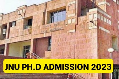 JNU Ph.D Admission 2023